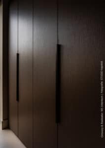 walk-in-closet in de bronzen look FA84 Reflex van DecoLegno