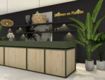 Decoratief plaatmateriaal grof natuur eikenhout