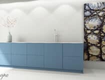 Decoratief plaatmateriaal vegrijsd blauw