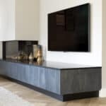 TV meubel metallic decoratief plaatmateriaal