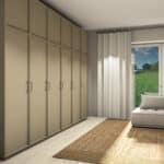 Decoratief plaatmateriaal leerlook beige