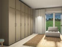 Decoratief plaatmateriaal leerlook beige