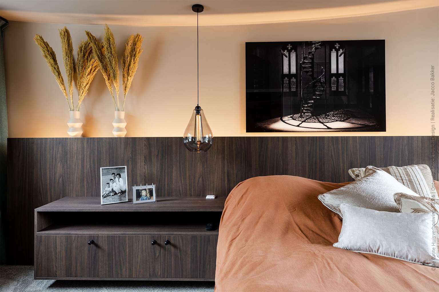 Romantische slaapkamer met hotellook