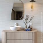 badkamer met meubel in blond hout S164 Fronda