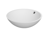 thumbnail Witte wasbak solid surfacemateriaal