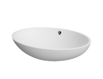 thumbnail Witte waskom solid surfacemateriaal