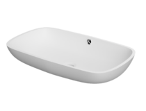 thumbnail Witte wasbak solid surfacemateriaal