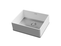 thumbnail Witte wasbak solid surfacemateriaal