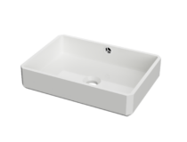 thumbnail Witte wasbak solid surfacemateriaal