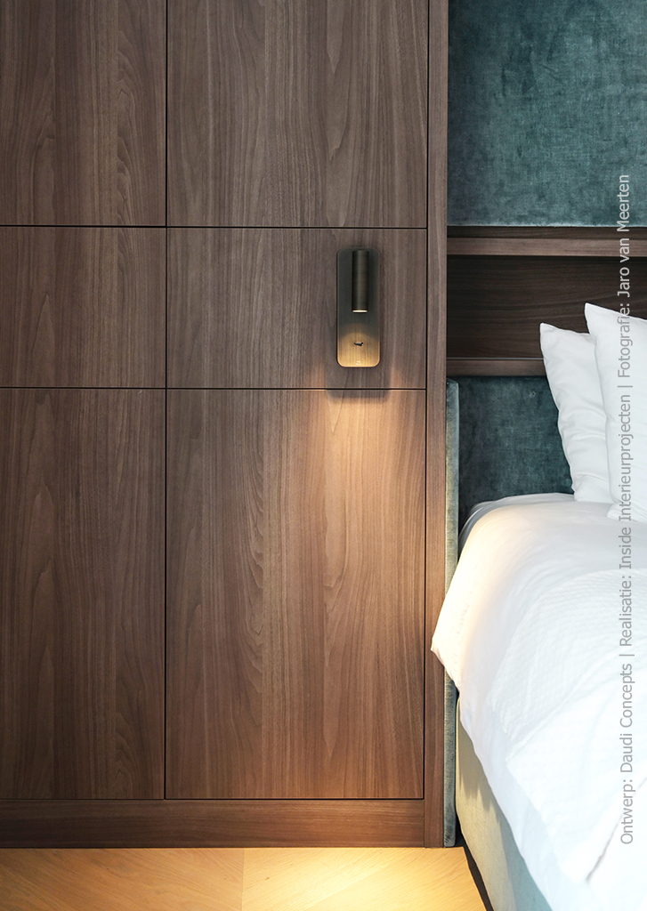 Bedkast in warmbruine LS14 Poro Noce