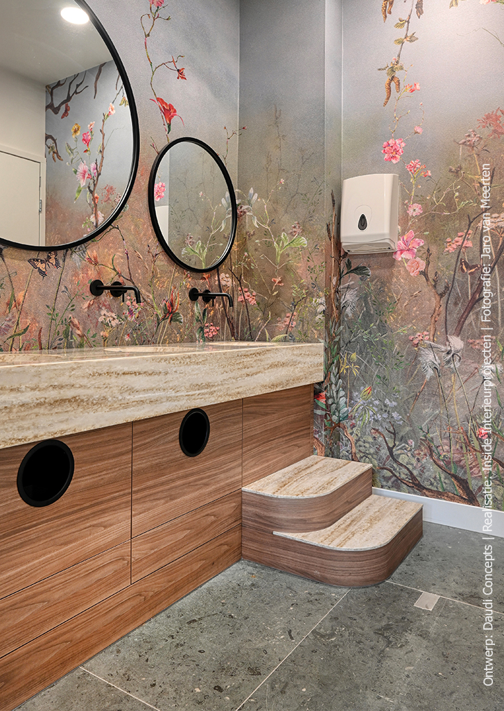 Toiletmeubel DM5002 Weathered Wood en LS13 Poro Noce